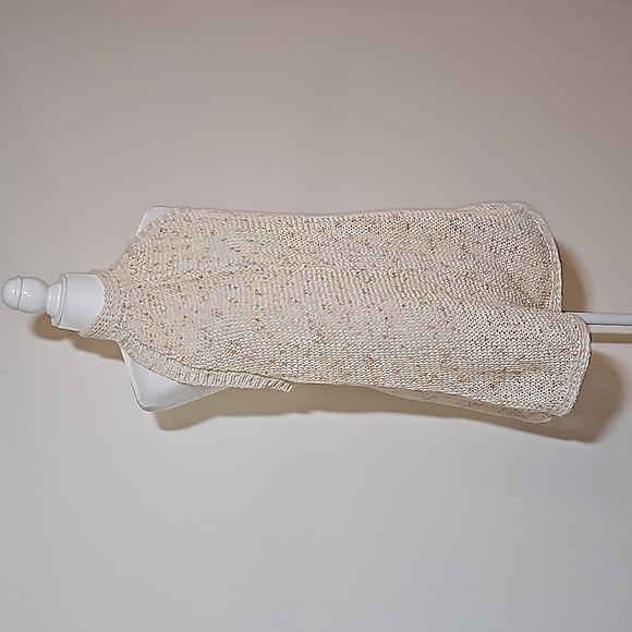 Free People FP Molly Playsuit Halter Romper Shorts Crochet Knit Cream L Backless - Picture 3 of 16